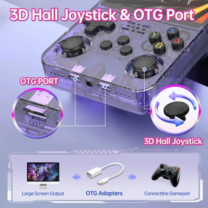 R36S - Consola de mano de videojuegos retro 128 GB