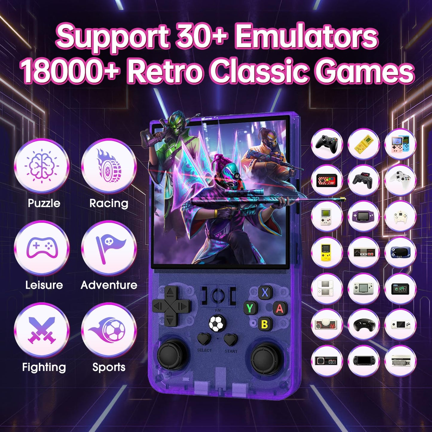 R36max Consola portátil Retro R36max 128G